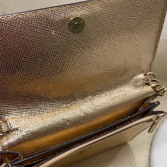 Michael Kors Gold Crossbody Handbag - Picture 7 of 7